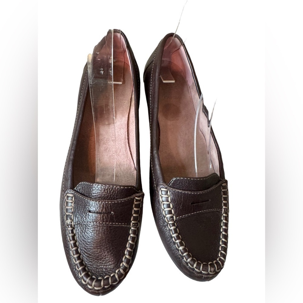 Joan and David brown leather loafers “Cjace” sz 7